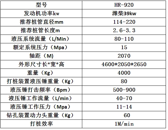 液压护栏打桩机