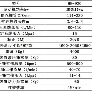 液压护栏打桩机