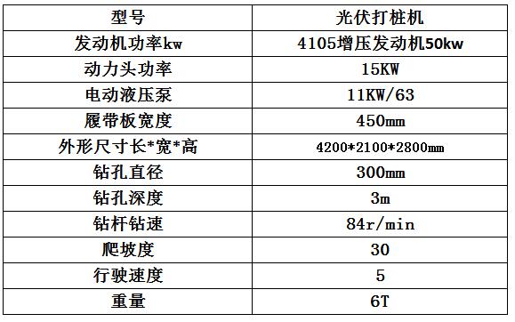 履带光伏打桩机