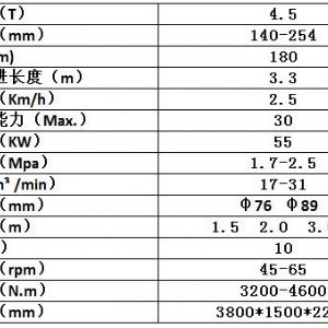 180米履带式气动水井钻车