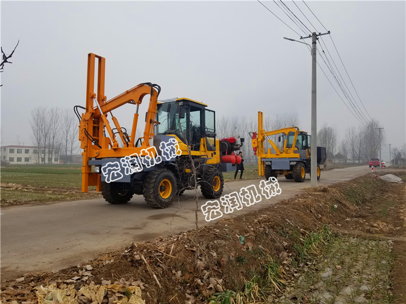 公路护栏一体式钻孔机
