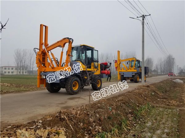 公路护栏一体式钻孔机