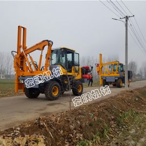 公路护栏一体式钻孔机