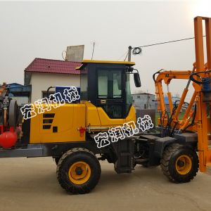 公路护栏一体式钻孔机