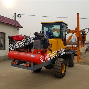 公路护栏一体式钻孔机