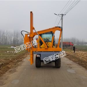 小型护栏打桩机
