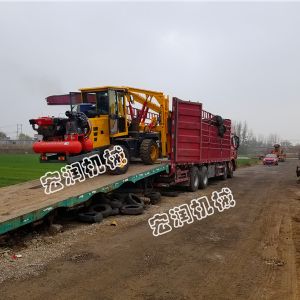 宏润护栏钻孔机继续发往陕西延安