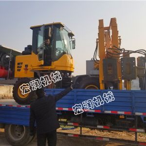宏润护栏钻孔机继续发往陕西延安
