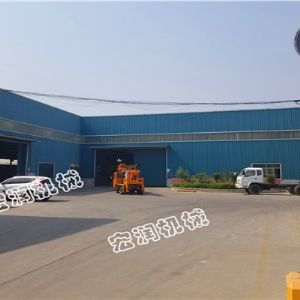 护栏打桩机河南兰考施工现场