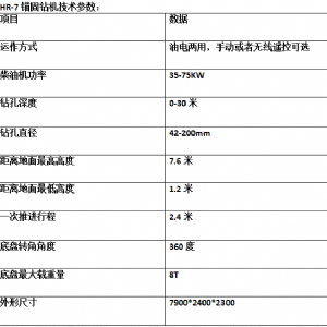 宏润基坑支护锚固钻机发货山东临沂