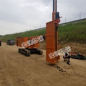 履带式锚索钻机操作方法