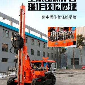 履带光伏打桩机