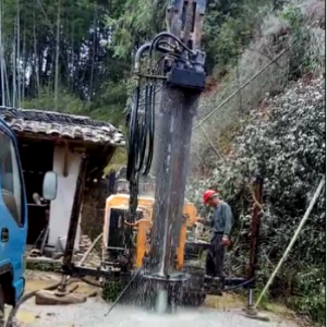气动水井钻机陕西施工现场